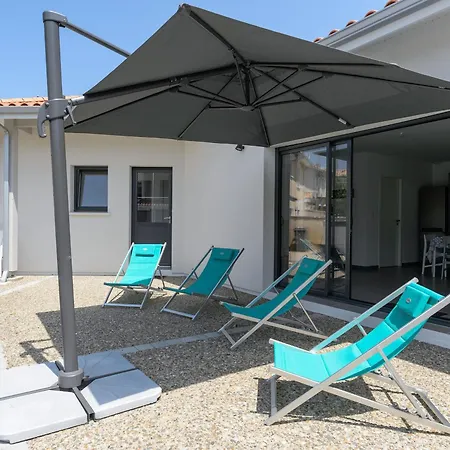Maison Moderne Pres Aiguillon - 2 Chambres, Terrasse, Jardin, Parking - Calme Et Confort - Fr-1-420-63 Semesterbostad La Teste-de-Buch