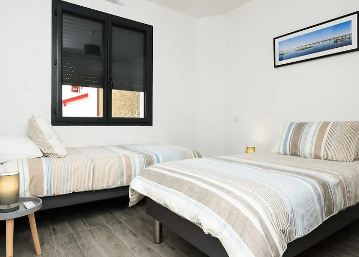 Maison Moderne Près Aiguillon - 2 Chambres, Terrasse, Jardin, Parking - Calme Et Confort - Fr-1-420-63 Arcachon